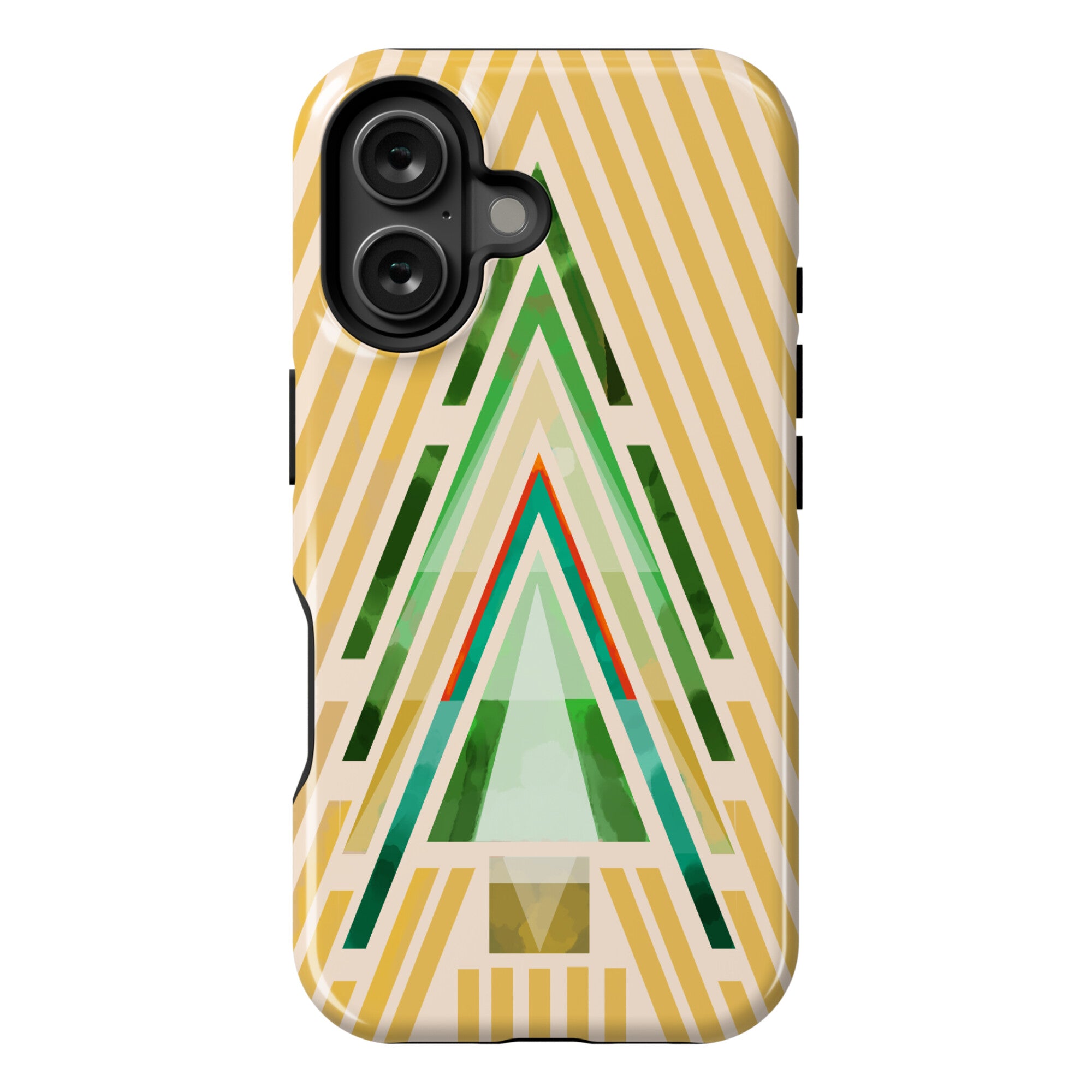 Geometric Summer Tree Phone Case